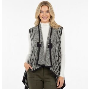 Anis A boho sleeveless knit cardigan size medium